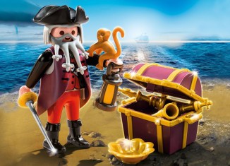 Playmobil - 4783 - Pirate with treasure chest