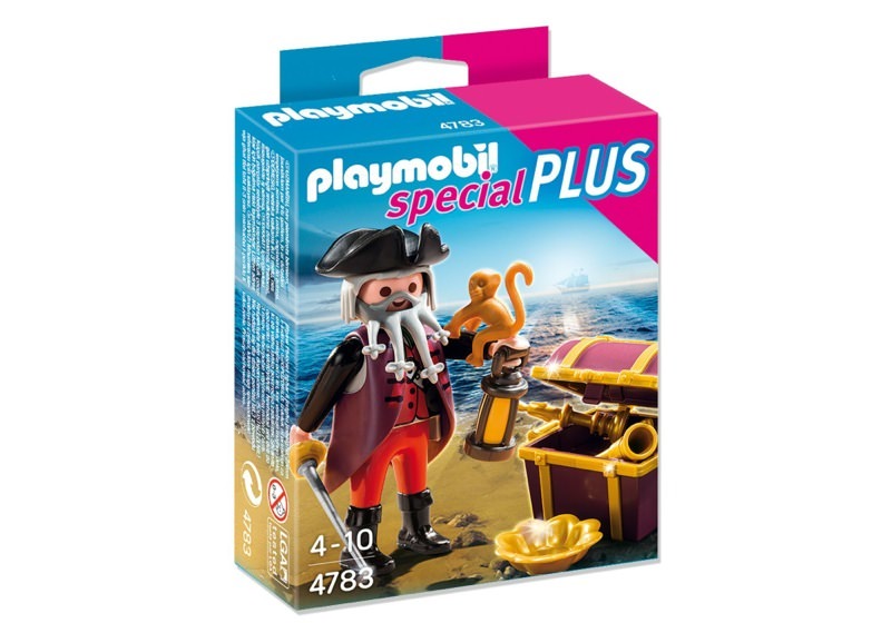 Playmobil 4783 - Pirate with treasure chest - Box