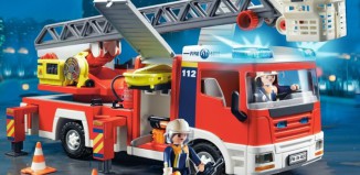 Playmobil - 4820 - Camión de bomberos con escalera