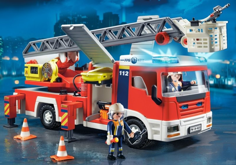 thumbnail image 2 of Rescue Vehicles: Fire Engine With Tower - 70935 2 of 12