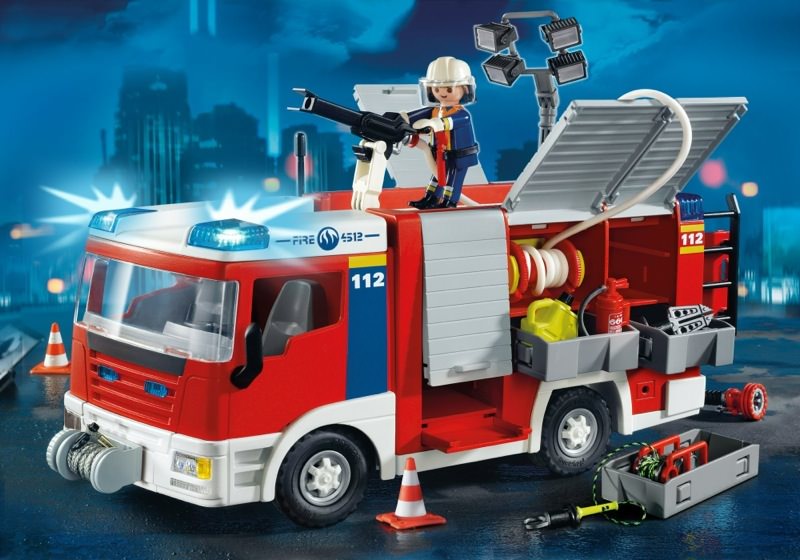 Playmobil 4821 Fire rüstfahrzeug Flap Small Narrow 