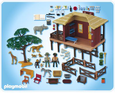 Details about  / Playmobil Oambati Station Safari Lot Ranger Station Jeep Used People Accessories