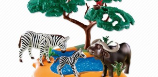 Playmobil - 4828 - Kaffernbüffel mit Zebras