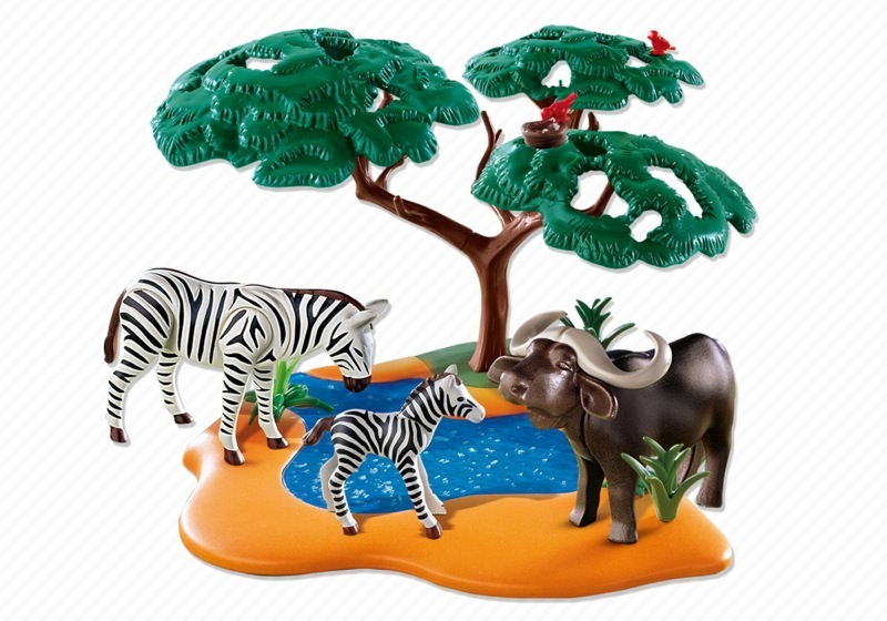 klimaks Misbruge Katedral Playmobil Set: 4828 - Buffalo with Zebras - Klickypedia