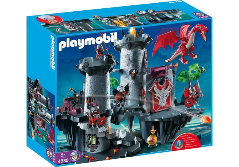 Playmobil 4835 - Citadelle du Dragon Rouge - Boîte