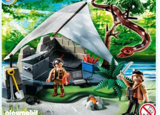 Playmobil - 4843 - Treasure Hunter's Camp with Giant Snake
