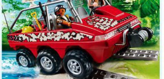 Playmobil - 4844 - Camión anfibio de los cazadores de tesoro