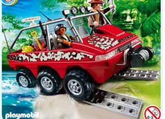 Playmobil - 4844 - Treasure Hunter's Amphibious Truck