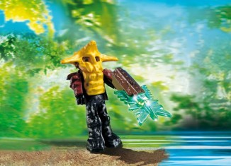 Playmobil - 4848 - Gardien du temple avec arme lumineuse verte