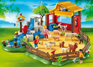 Playmobil - 4851 - Parc animalier avec famille