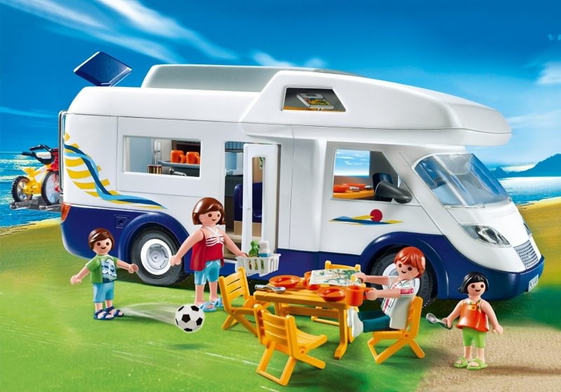 V1c10 CAMPING Chaise Longue Blanche Camping Car 3148 Jaunie PLAYMOBIL 