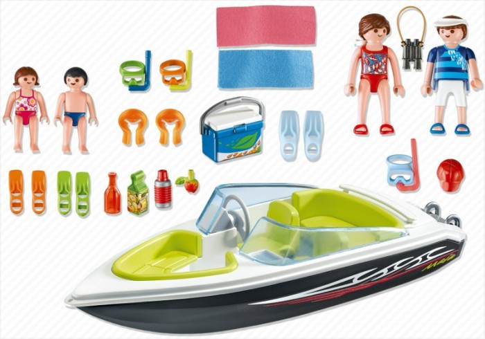 Playmobil Set: 4862 - Family Speedboat - Klickypedia