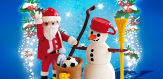 Playmobil - 4890 - Duo Pack Papá Noel y muñeco de nieve