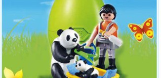 Playmobil - 4922 - Tierpfleger mit Pandas