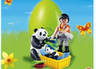 Playmobil - 4922 - Zoo Keeper with Pandas