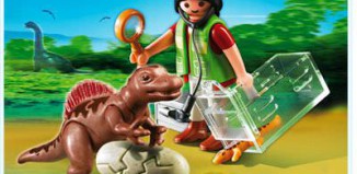 Playmobil - 4925 - Scientist with Baby Dinosaur