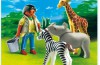 Playmobil - 4931 - Tierpflegerin mit Jungtieren