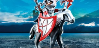 Playmobil - 4937 - Caballero con hacha de fuego a caballo
