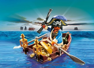 Playmobil - 4942 - pirate in rowboat egg