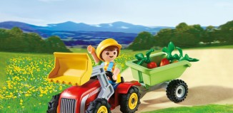Playmobil - 4943v1 - Boy with children's tractor