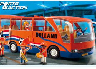 Playmobil - 5025-net - Holland Supporters Bus - Detail Playmobil - 5025-net - Holland Supporters Bus