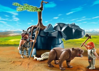 Playmobil - 5103 - Bear with Cavemen - Detail Playmobil - 5103 - Bear with Cavemen