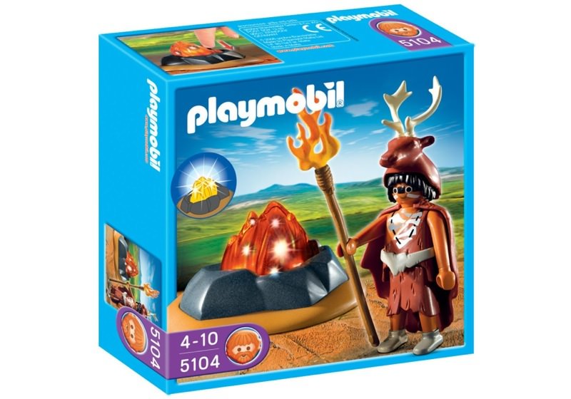 Playmobil 5104 - Fire Guardian with LED Fire - Box