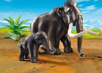 Playmobil - 5105 - Woolly Mammoth with Baby