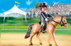 Playmobil - 5111 - German Sport Horse with Dressage Rider and Stable