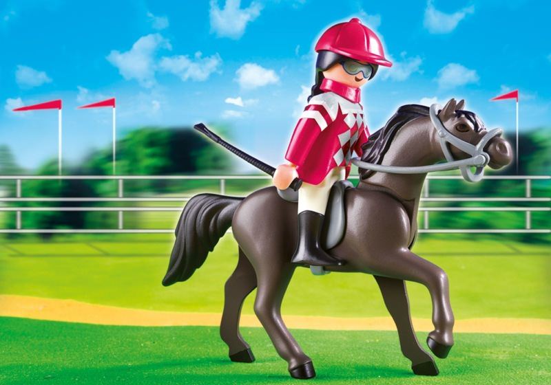 New playmobil playmo figurine emma horse equitation la cavaliere pa princess