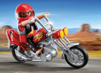 Playmobil - 5113 - Chopper Motorcycle with Rider