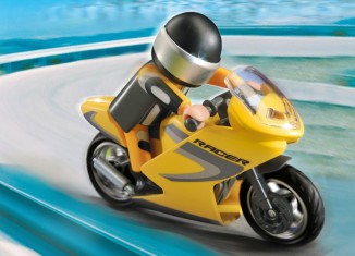 Playmobil - 5116 - Super Racer Motorcycle with Rider