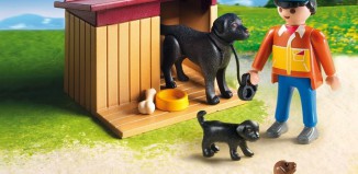 Playmobil - 5125 - Guard Dog with Puppies