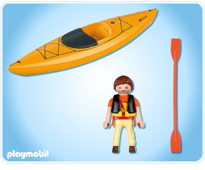Playmobil 5132 - Kayaker - Back