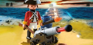 Playmobil - 5141 - Soldat britannique avec canon