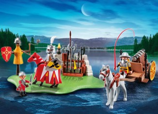 Playmobil - 5168 - 40th Anniversary Knight`s Tournament Compact Set Cannon Wagon