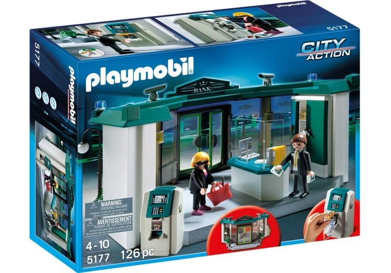 Playmobil 5177 - Bank with cash machine - Box