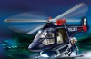 Playmobil - 5178 - Hélicoptère de police avec LEDS