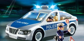 Playmobil - 5179 - Coche de policía con luz intermitente