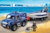 Playmobil - 5187 - Tanqueta de Policía con lancha
