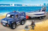 Playmobil - 5187 - Police Truck with Speedboat