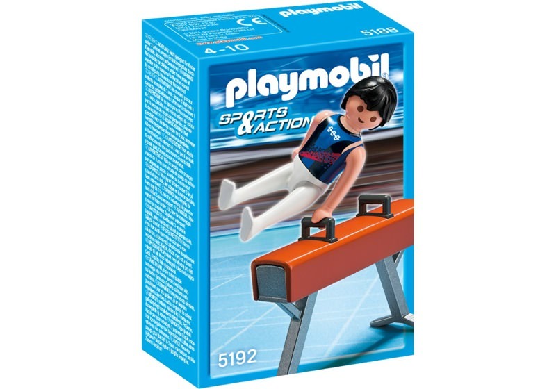 Playmobil 5192 Gymnast on Pommel Horse Olympic series New in Box 115