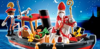 Playmobil - 5206-net - Sankt Nikolaus mit Dampfboot