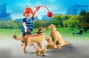 Playmobil - 5209 - Perros: Golden Retriever con cachorros