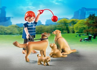 Playmobil - 5209 - Golden Retriever with Puppies