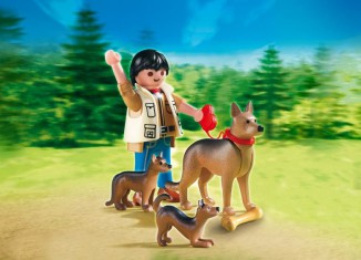 Playmobil - 5211 - Perros: Pastor alemán con cachorros