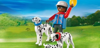 Playmobil - 5212 - Homme avec Dalmatien et puppy