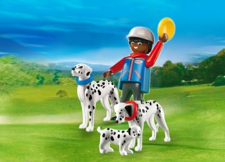 Playmobil - 5212 - Perros: Dálmatas con cachorro