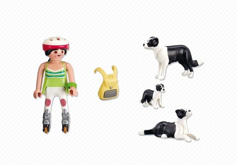 Playmobil,HAMPSHIRE SHEEP with BOARDER COLLIE 