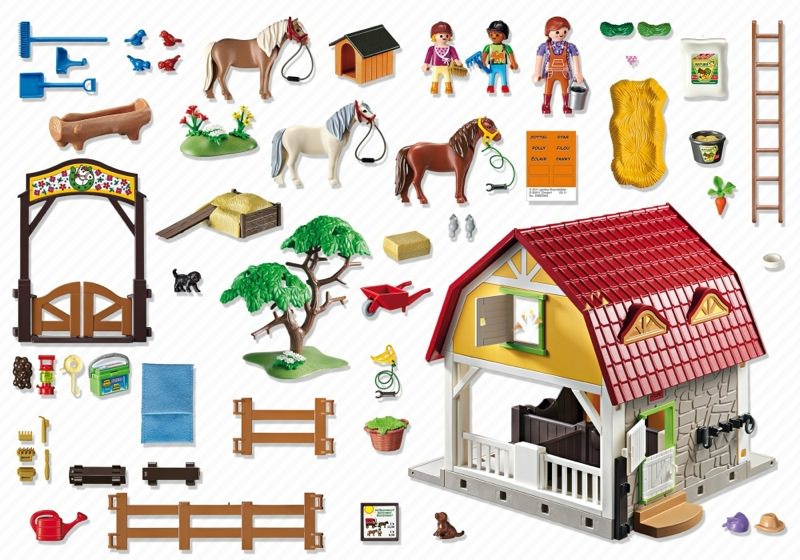 Playmobil 5222 - Children`s Pony Farm - Klickypedia